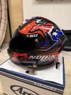 未使用チークパッド付き　NOLAN X-liteヘルメットX-803RSのサムネイル