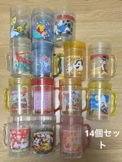 ディズニーストア　プラコップ　14個セット　平成レトロ