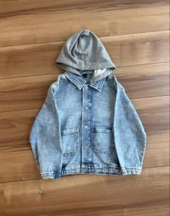 H&M キッズ デニムジャケット フード付き