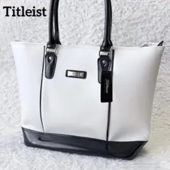 タグ付き未使用✨Titleist ゴルフトートバッグ ホワイト 大容量