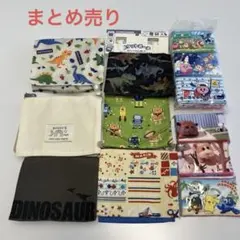 ハンカチポシェット男の子　6点まとめ売り新品含むポケットティッシュ新品未使用