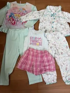 プリキュア オールスターズ　パジャマ 120cm 水色