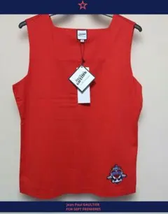 42/Jean Paul GAULTIER/スクエアネックタンクトップ レッドのサムネイル
