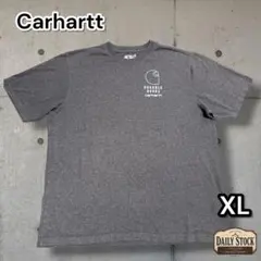 Carhartt Tシャツ ロゴプリント グレー XL