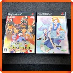 PS2ソフト【状態良し★動作確認済】2本 シークレット・オブ、綾波育成計画