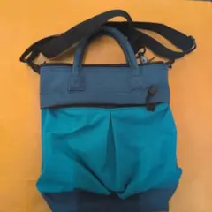 BEAMS☆2WAY ショルダーバッグ ブルー系のサムネイル