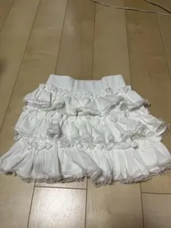 GRL ミニフリルスカート 白のサムネイル