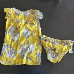 Cath kids ノースリーブワンピース　黄色のサムネイル