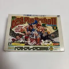ファミコンソフト　ベストプレープロ野球　Ⅱ 2 アスキー　取説　箱付き