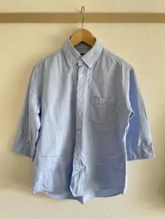 コムサイズム 七分袖シャツ