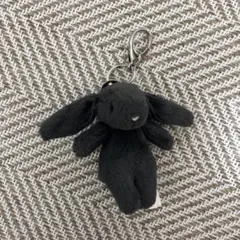 JELLYCAT ダークグレー ウサギ キーホルダー