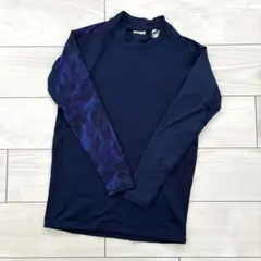 【美品】ATHLETA 長袖インナーシャツ 迷彩 裏起毛 冬用 160