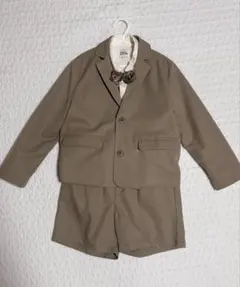 男の子 入学式 フォーマルセット 120cm スーツ シャツ 蝶ネクタイ 七五三