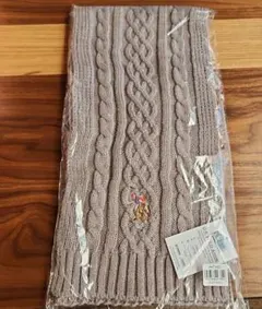 U.S. POLO ASSN. ライトグレー マフラー