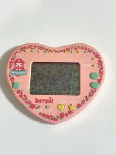 ハーピット バンダイ ハート型ゲーム機 レトロ 電子ゲーム】バンダイ ふたりのときめき占い ハーピット