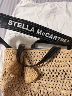 ステラマッカートニーラフィアバケット ショルダーバッグ 2way かご