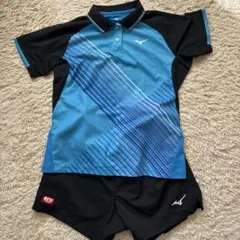 Mizuno ポロシャツ＆ショートパンツセット M/S Mizuno テニスウェア ポロシャツ＆ショートパンツセット M - メルカリ