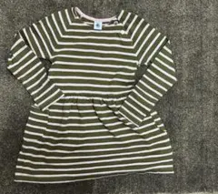 【ジャンク品】Petit Bateau ストライプワンピース 116cm