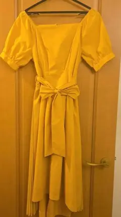 【未使用】ロイヤルパーティー　リボン付きロングワンピース