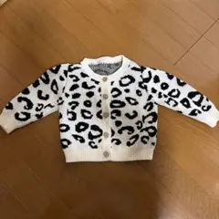 ヒョウ柄カーディガン