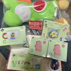 ヨッシー YOSHI 一番くじ ラストワン賞 マグカップ お皿2枚 おまけ付き