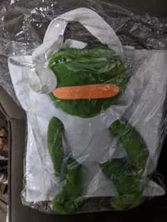 カエルのペペ　トートバッグ　ぬいぐるみ