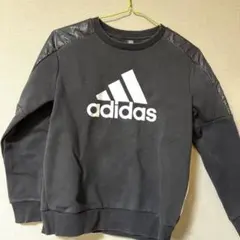 adidas 黒 スウェットトレーナー サイズ150