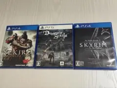 SEKIRO デモンズソウル Skyrim PS4 PS5セット
