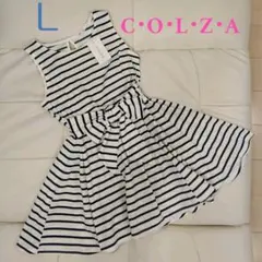C・O・L・Z・A ボーダーAライン ワンピース L