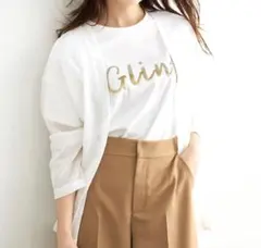 Stolaストラ スパンコールロゴTシャツ フリーサイズのサムネイル