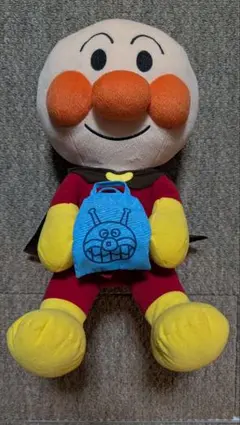 特大アンパンマン ぬいぐるみオマケでアンパンマンの布の絵本付き