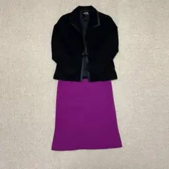 きれいめコーデ 2点セット ジャケット タイトスカート M セレモニー 通勤