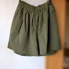 キュロットスカート テロテロ素材 薄手150cm 丈36