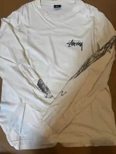 Stussy 長袖Tシャツ M ホワイト