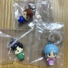 幽遊白書　めじるしアクセサリー　ガチャ　桑原和真　　浦飯幽助　ぼたん