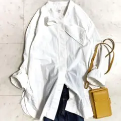 Plage プラージュ⁑2024 コットンワイドビッグシルエットシャツ 