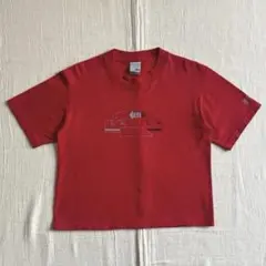 USA製 old stussy クレカ SSリンク 両面ロゴ短丈Tシャツ Y2K