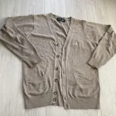EAST BOY ベージュ カーディガン