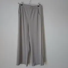 ワイドパンツ　グレージュ　LLサイズ