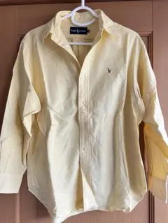 Ralph Lauren イエロー シャツ 綿 美品 9（M）のサムネイル