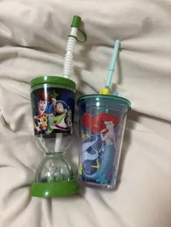 トイ・ストーリー＆リトルマーメイド タンブラー2個セット