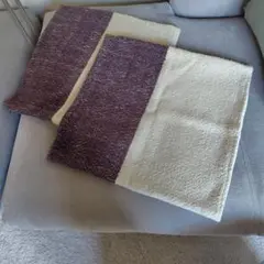 コンランショップ購入 ウール クッションカバー 2枚 ハンドメイド 50✕50