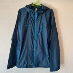 Marmot マーモット ナイロンジャケット フード付き ネイビーサイズＬ