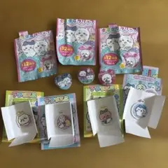 ☆ ちいかわ アクリルキーホルダー 4個 & キラキラクリップ3個 セット ☆