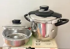 ✳︎新品未使用✳︎T-fal クリプソ ミニット デュオ圧力鍋(レシピ 
