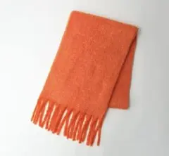 ソリッドビッグフリンジマフラー　beauty&youth