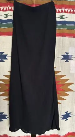 値下‼️【古着】AMERICAN HOLIC縦シワ加工ロングタイトスカートM