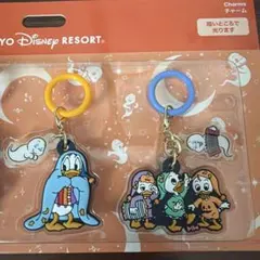 ディズニーハロウィン2026☆めじるしチャーム☆ドナルド☆ヒューイデューイルーイ