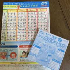 新品　未使用品　九九シート　九九ルーレット