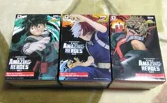 ヒロアカ　初期　AMAZING HEROES　フィギュア　3種セット